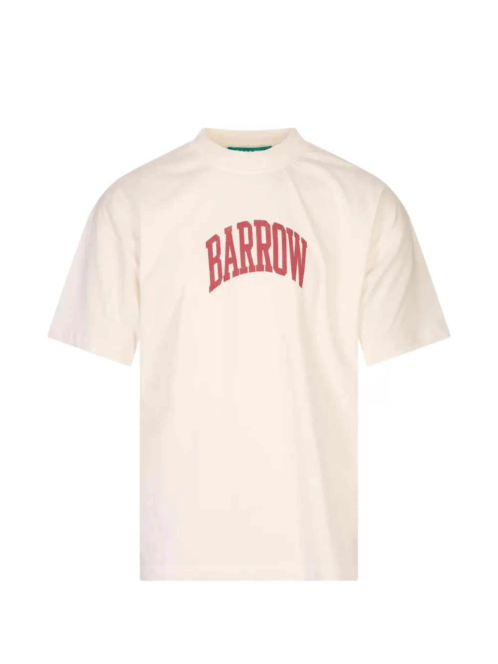 BARROW logo-print star-motif T-shirt Beige