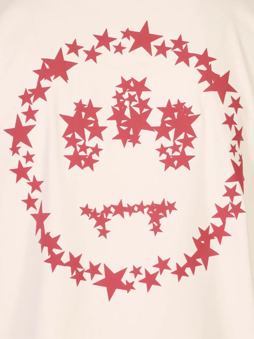 BARROW logo-print star-motif T-shirt Beige