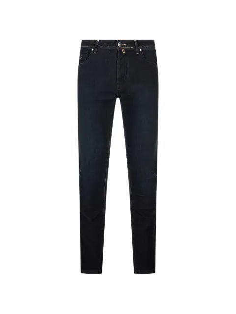 Jacob Cohën logo-patch slim-fit jeans