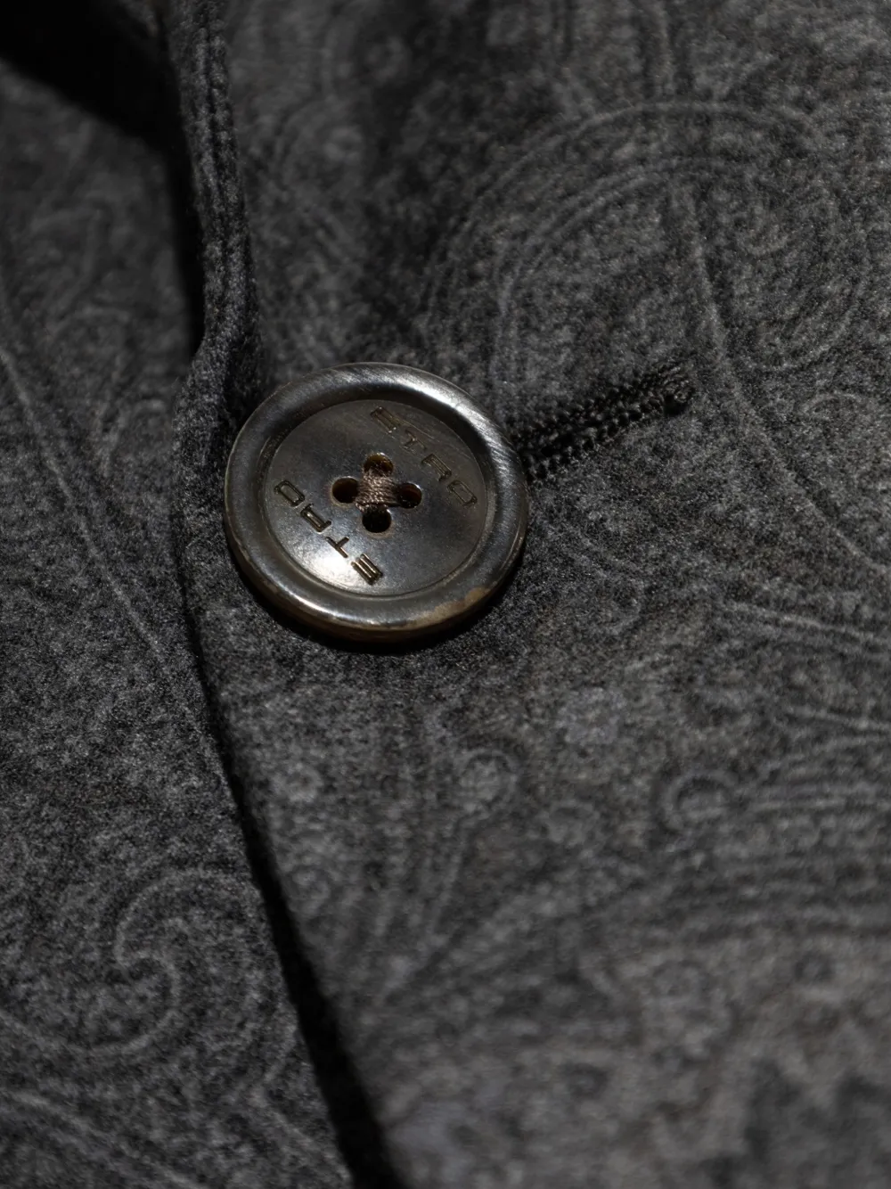 ETRO Blazer met paisley-print Grijs