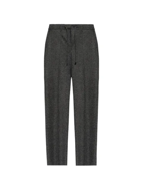 ETRO drawstring-waist pressed-crease trousers