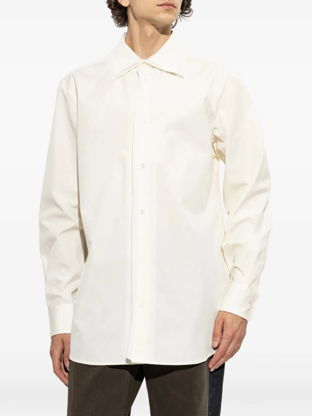 Maison Margiela Katoenen overhemd Wit