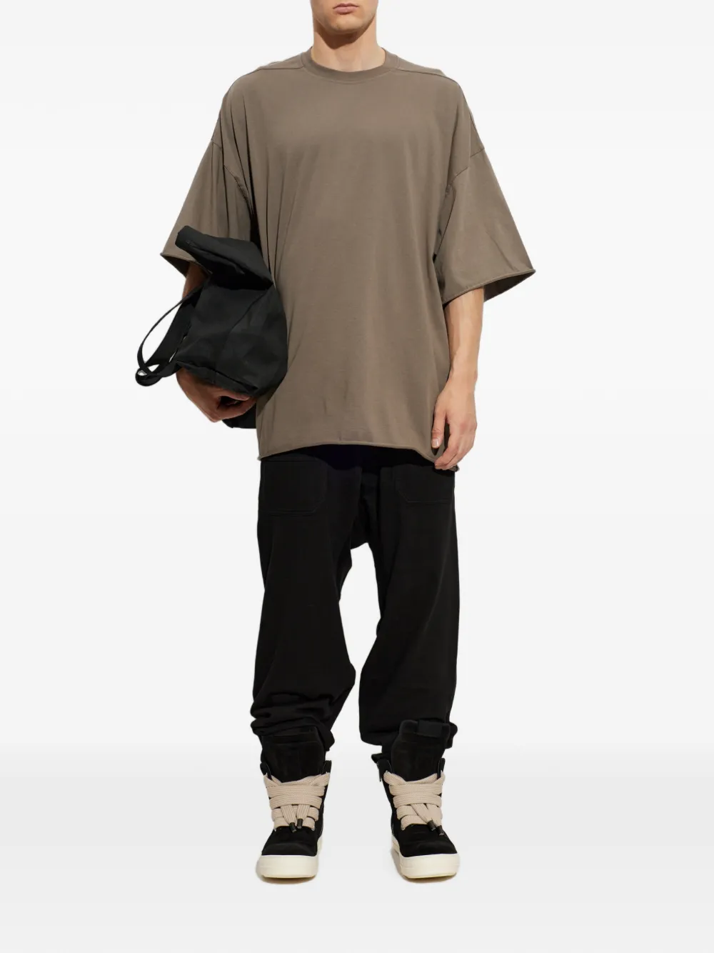 Rick Owens Gerafeld T-shirt Bruin
