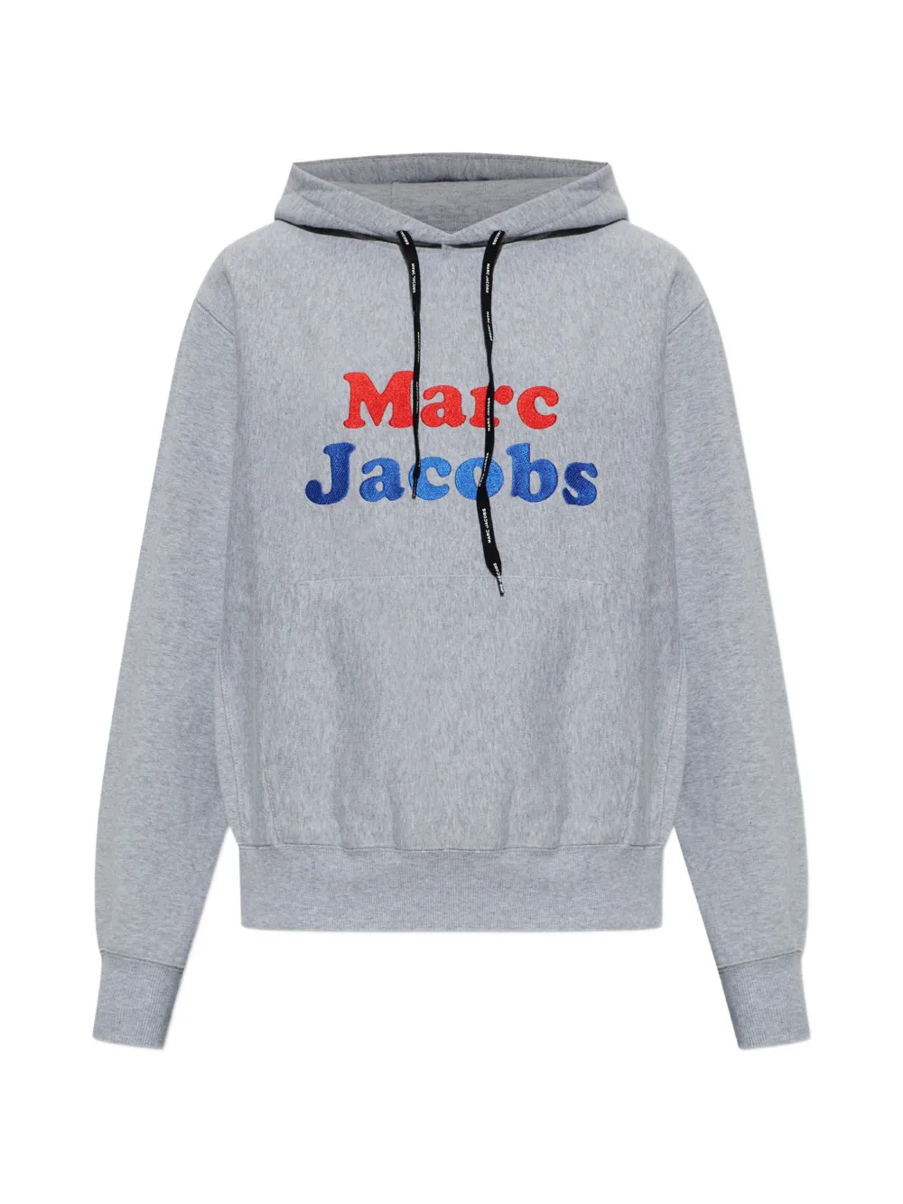 Marc Jacobs logo-embroidered hoodie - Grau