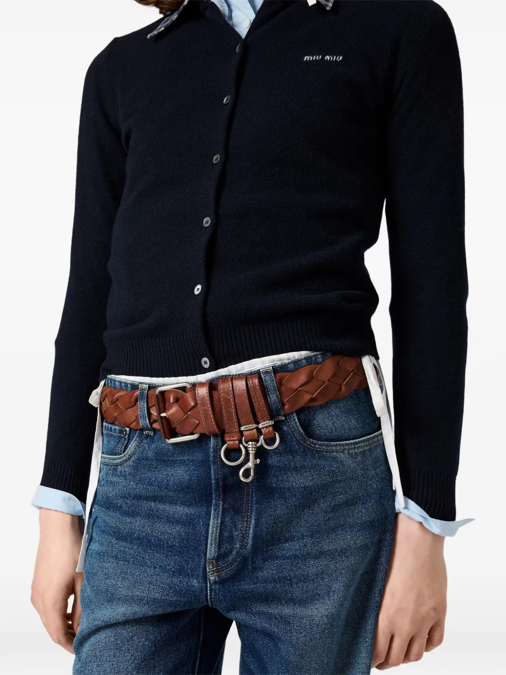 Miu Kasjmier vest Blauw
