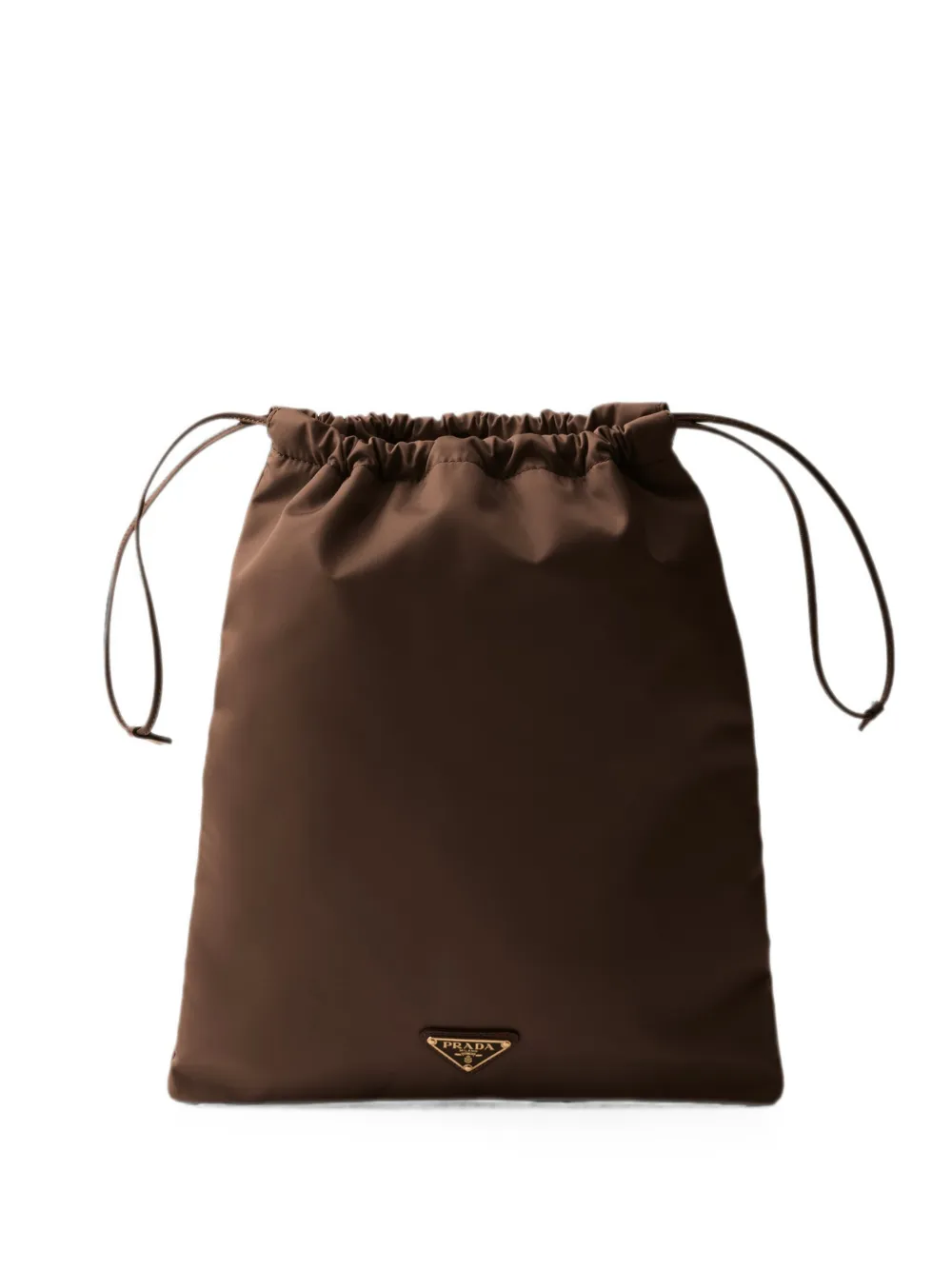 Prada Wish Re-Nylon pouch - Marrone