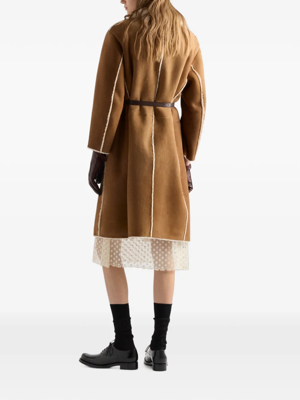 Prada Lammy coat Bruin