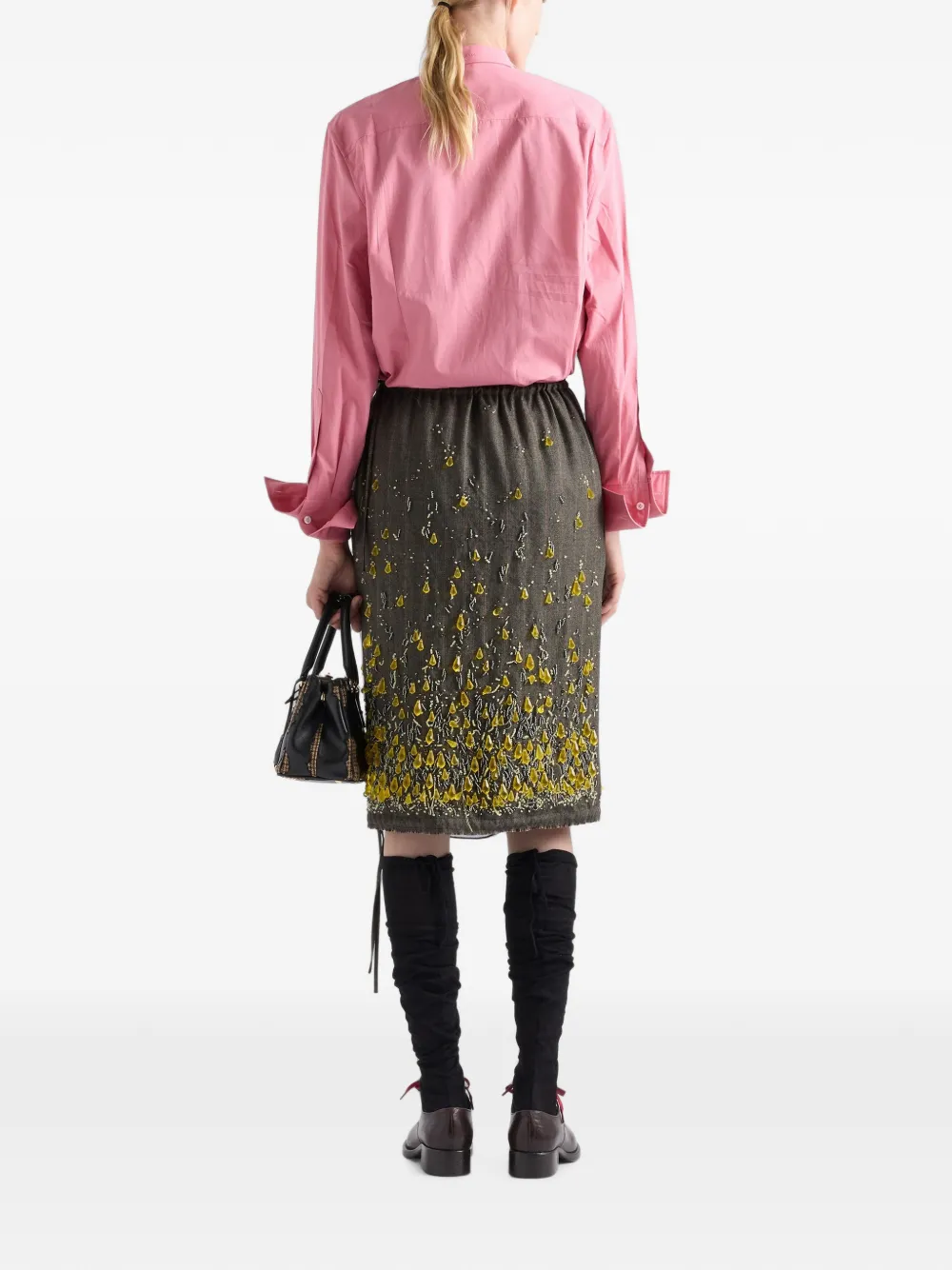 Prada Popeline shirt Roze