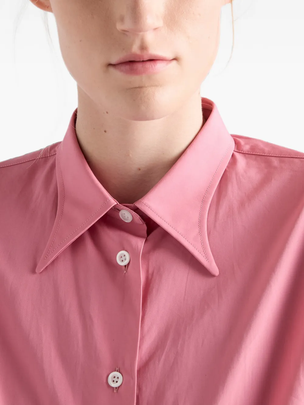 Prada Popeline shirt Roze