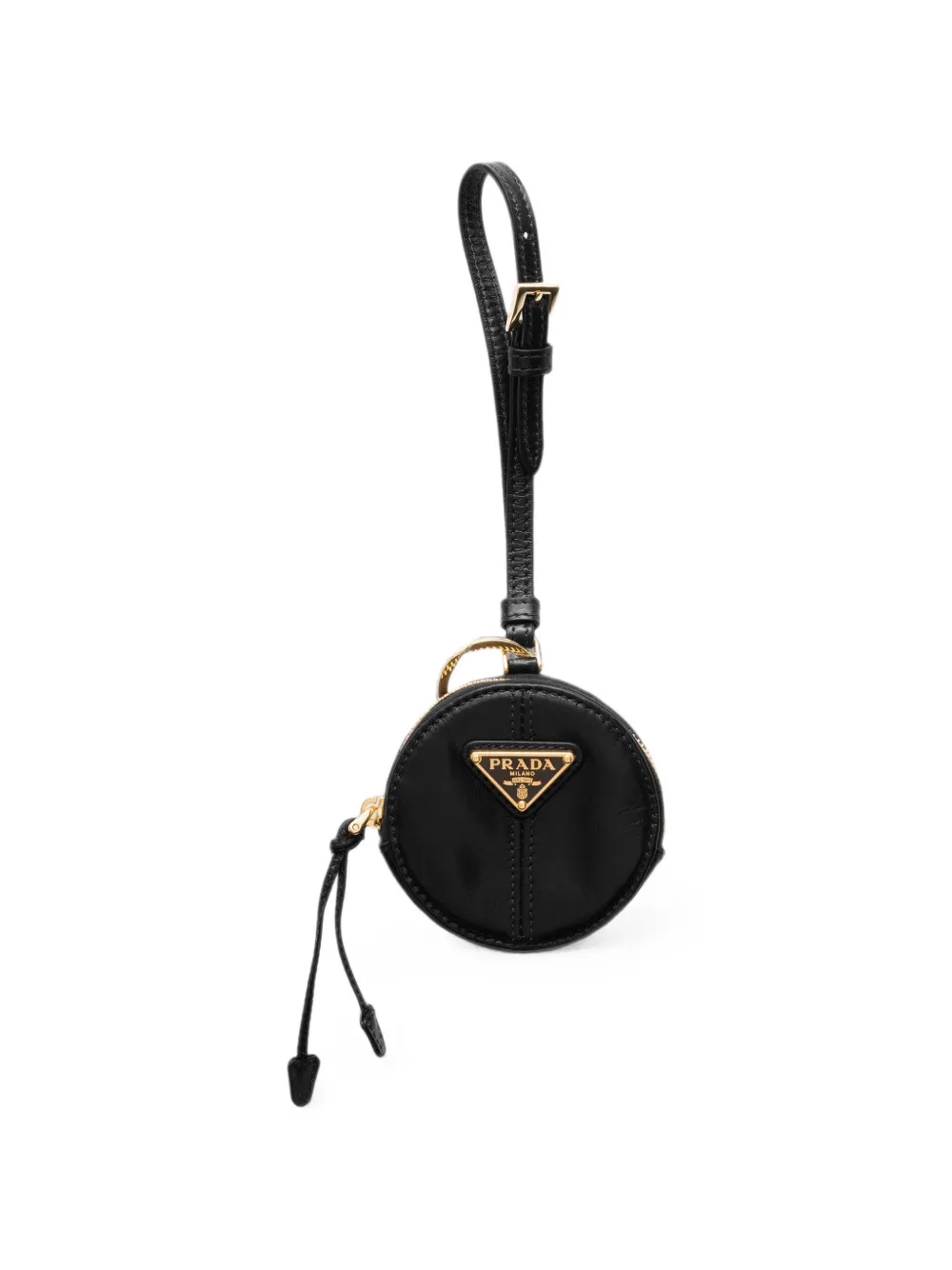 Prada leather mini-pouch - Schwarz