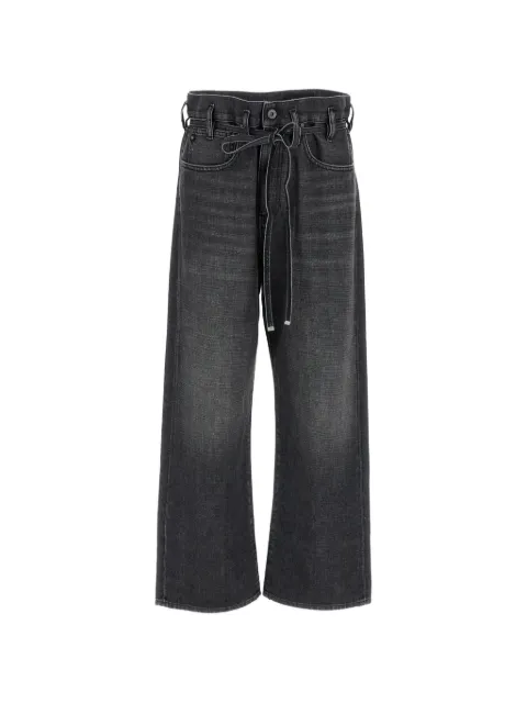 AG Jeans paperbag-waist tie-fastening jeans