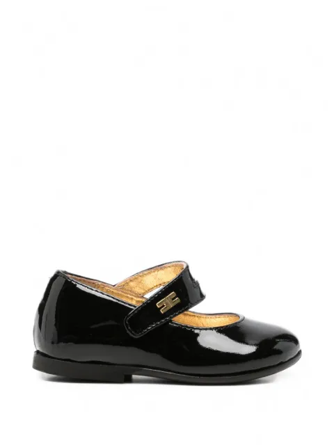 Elisabetta Franchi Kids flats de piel