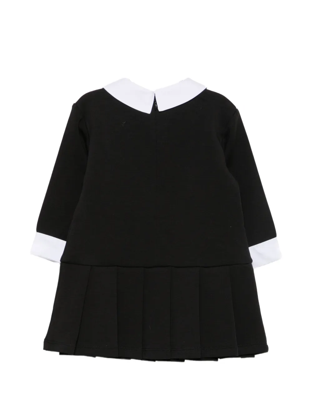 Karl Lagerfeld Kids Jurk met strikdetail Zwart