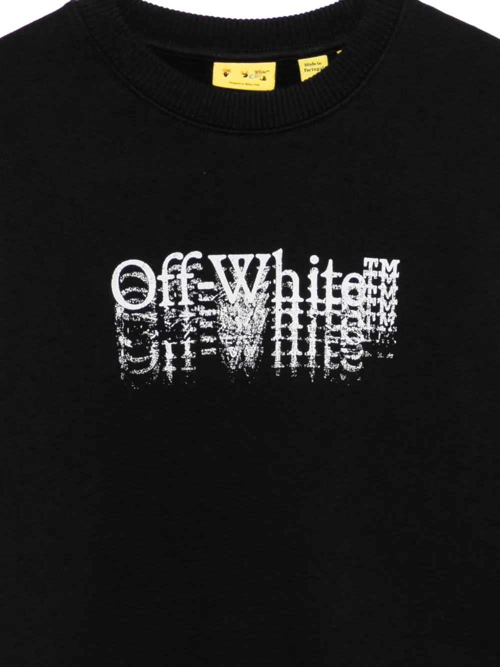 Off-White Kids Trui met logoprint Zwart