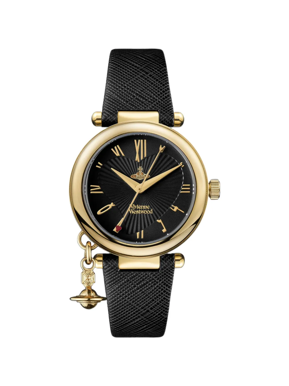 Vivienne Westwood Orologio Orb Heart - Nero