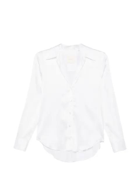 Xacus camisa de manga larga con acabado satinado
