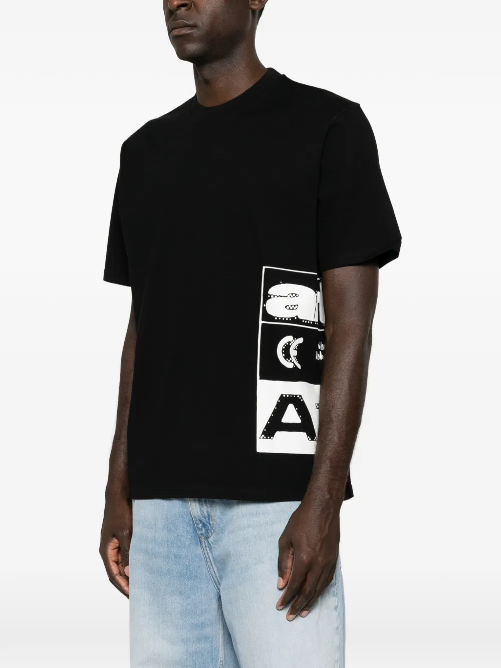 Arte Antwerp T-shirt met grafische print Zwart