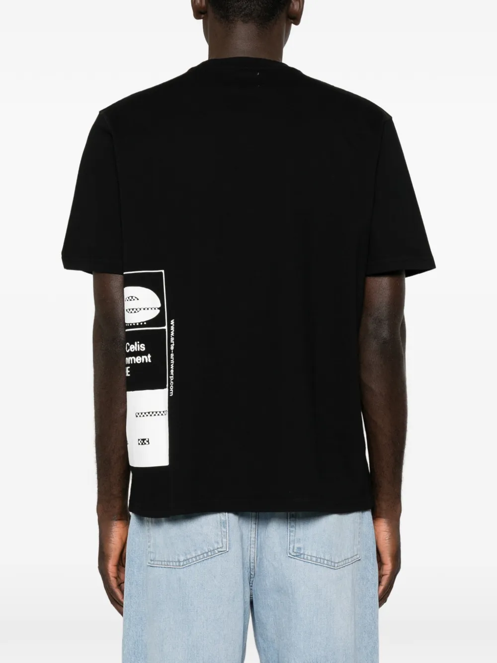 Arte Antwerp T-shirt met grafische print Zwart