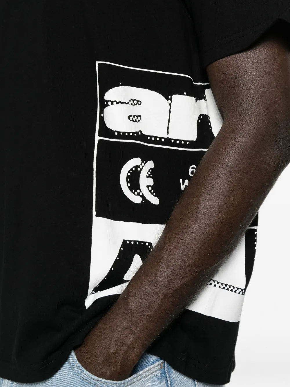 Arte Antwerp T-shirt met grafische print Zwart