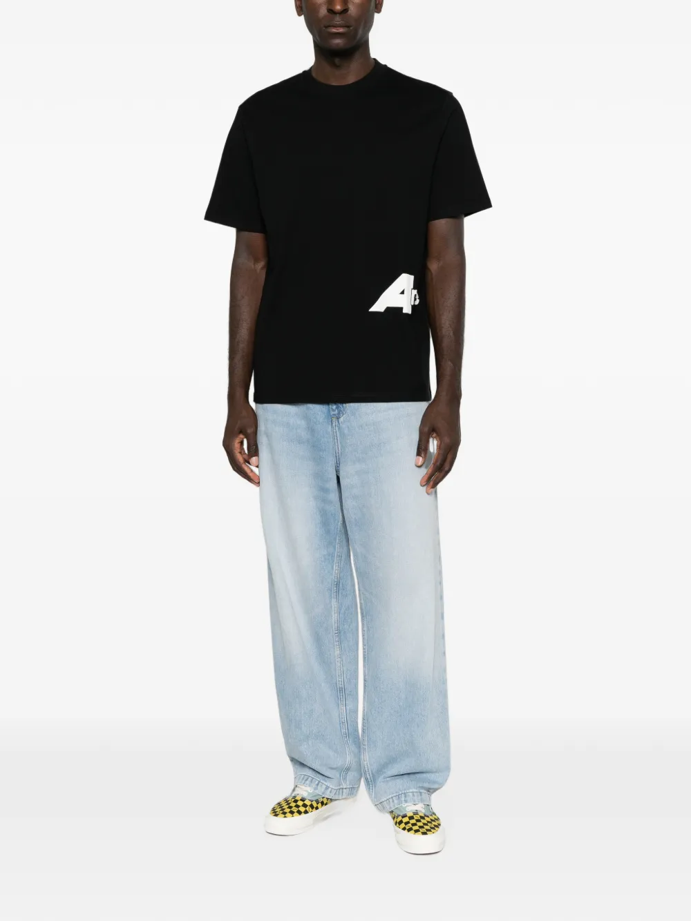 Arte Antwerp Katoenen T-shirt met logoprint Zwart