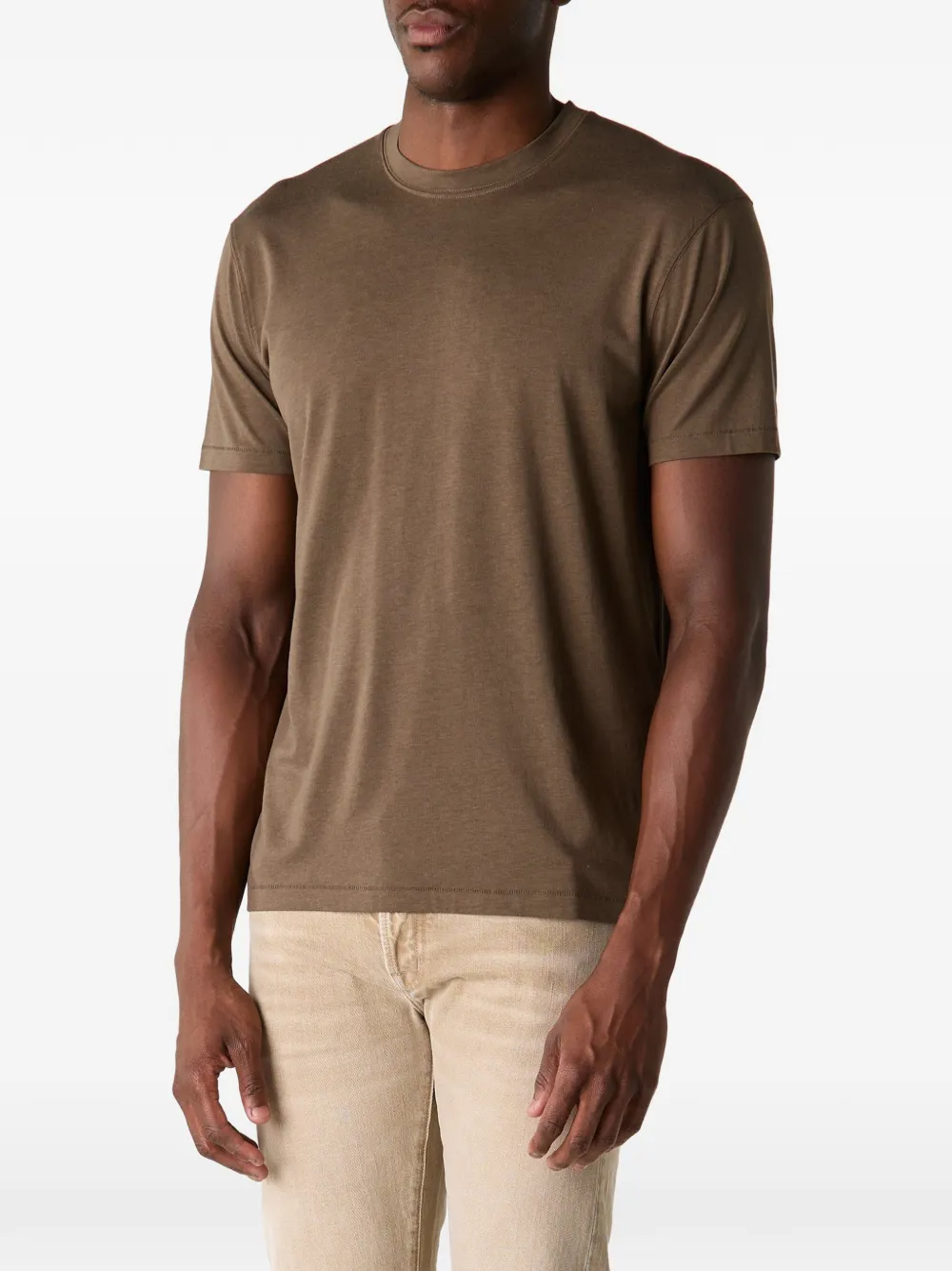TOM FORD crew-neck T-shirt Groen