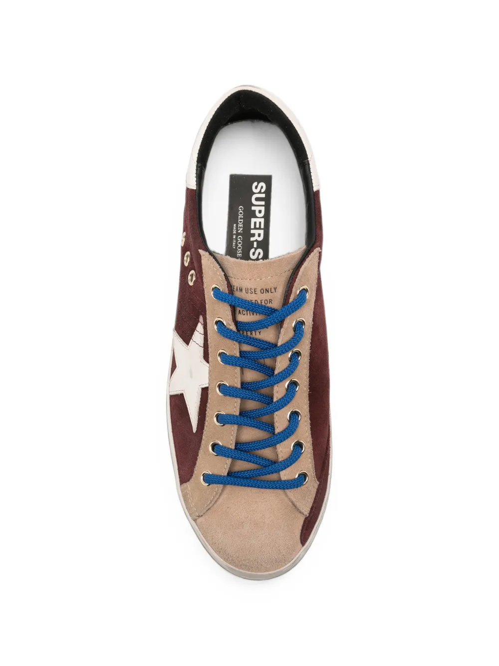 Golden Goose Super-Star lace-up sneakers Rood