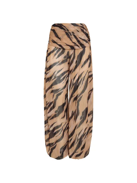 Triya Calça Sarah com estampa de tigre