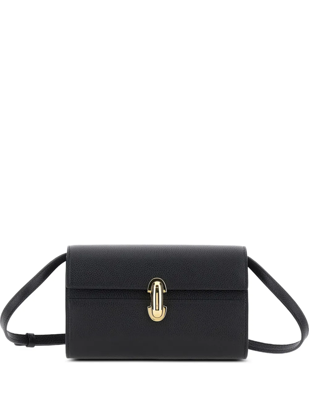 Savette  mini Symmetry leather crossbody bag | Black | Image 1