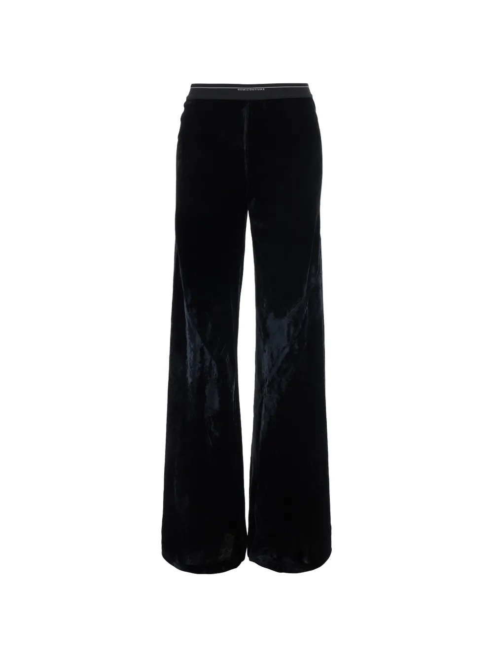Semicouture Chelle logo-waistband trousers