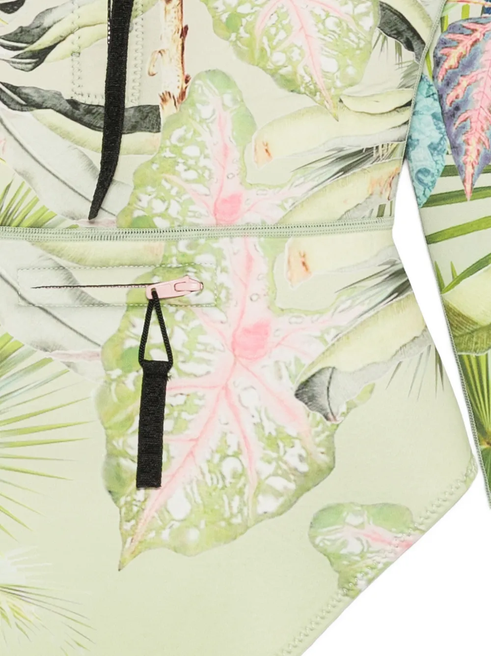 Cynthia Rowley Wetsuit met bloemenprint Groen