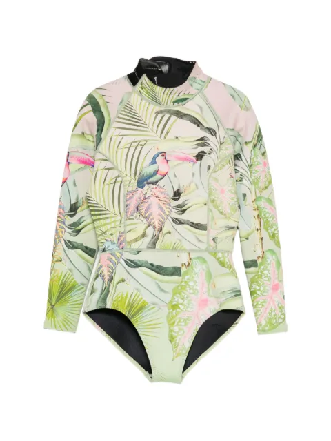 Cynthia Rowley floral-print wetsuit
