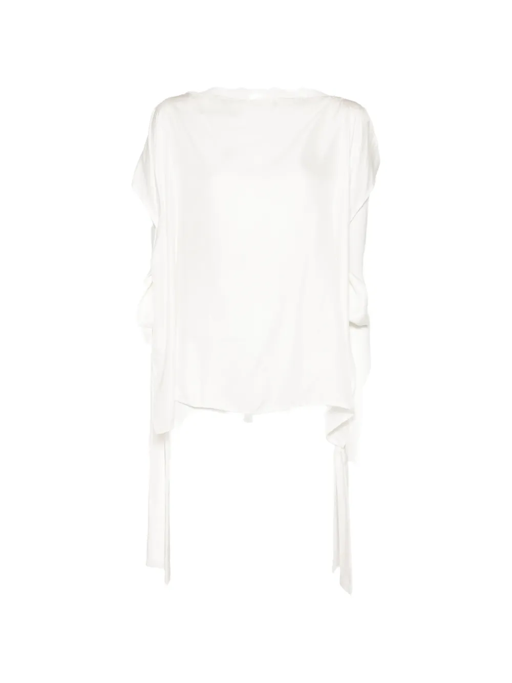 Cynthia Rowley Windswept Tie Top In White