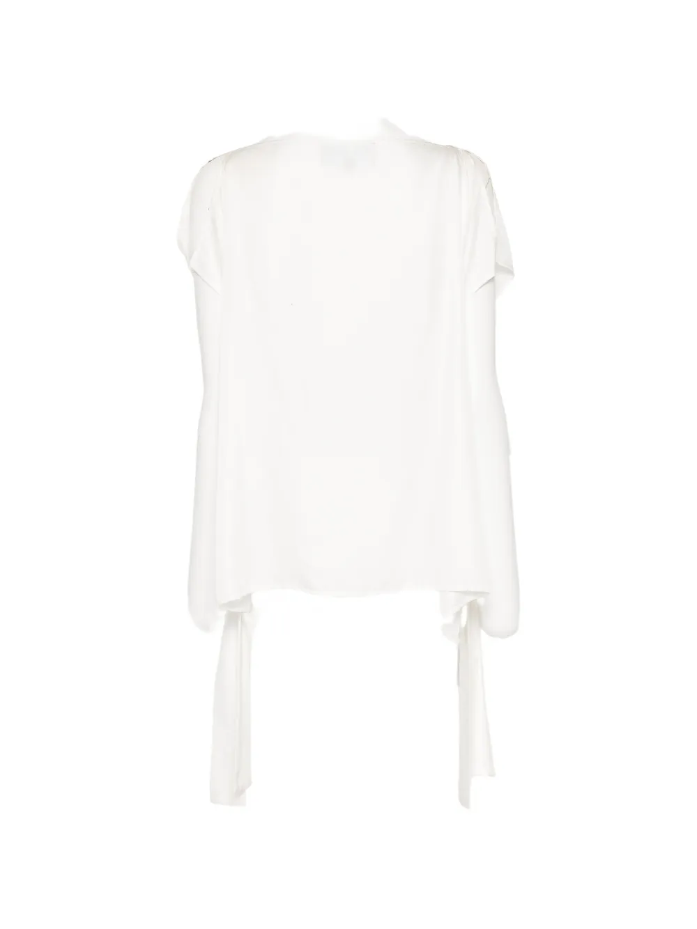 Cynthia Rowley Windswept top met strik Wit