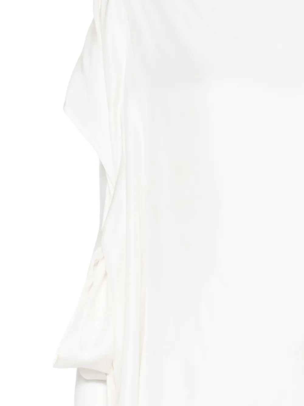 Cynthia Rowley Windswept top met strik Wit