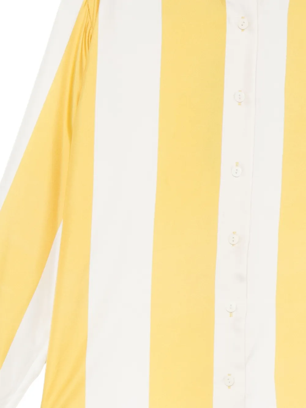 Cynthia Rowley Gestreept blouse Geel