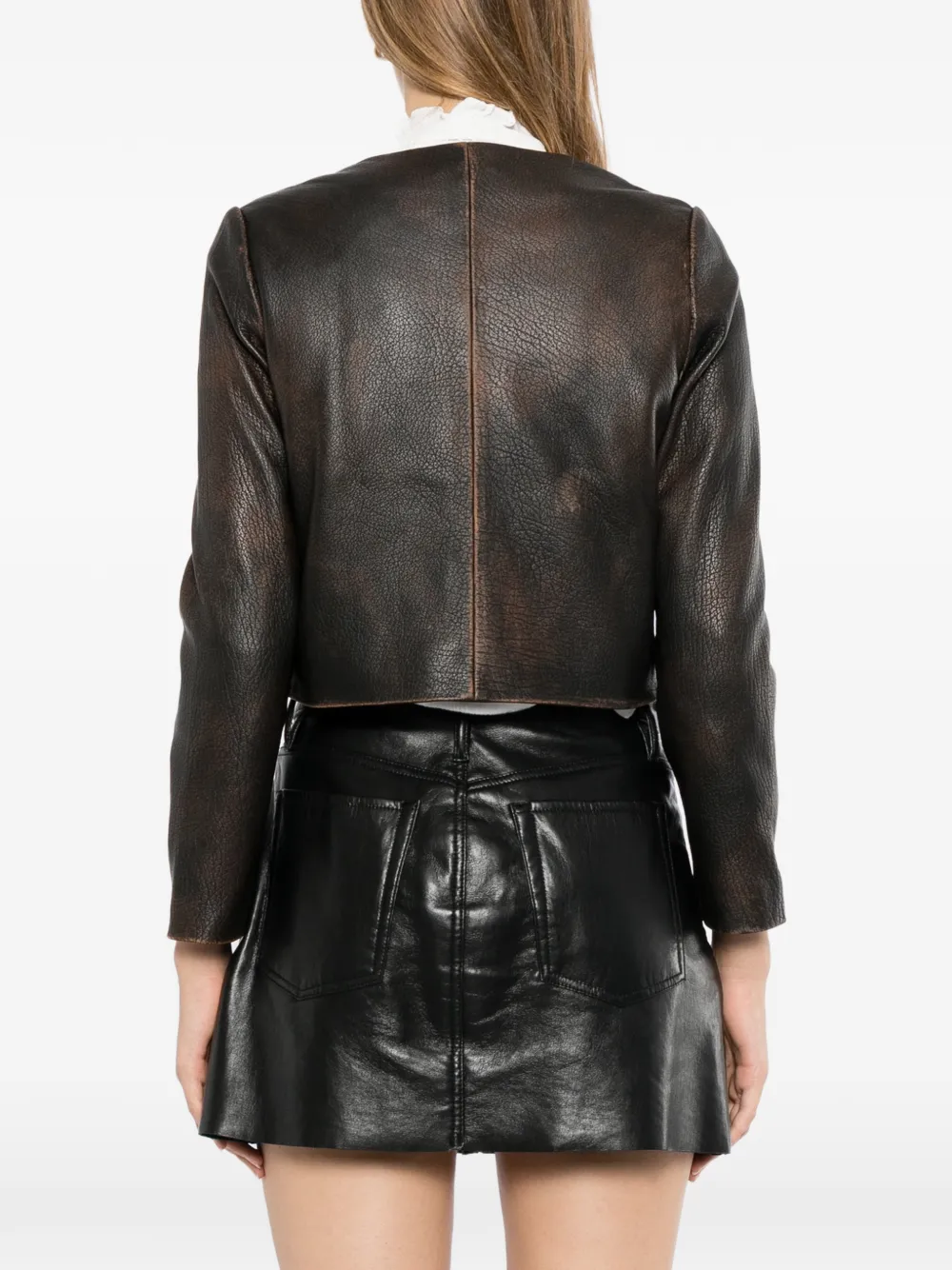 Cynthia Rowley Winona leren jack Bruin