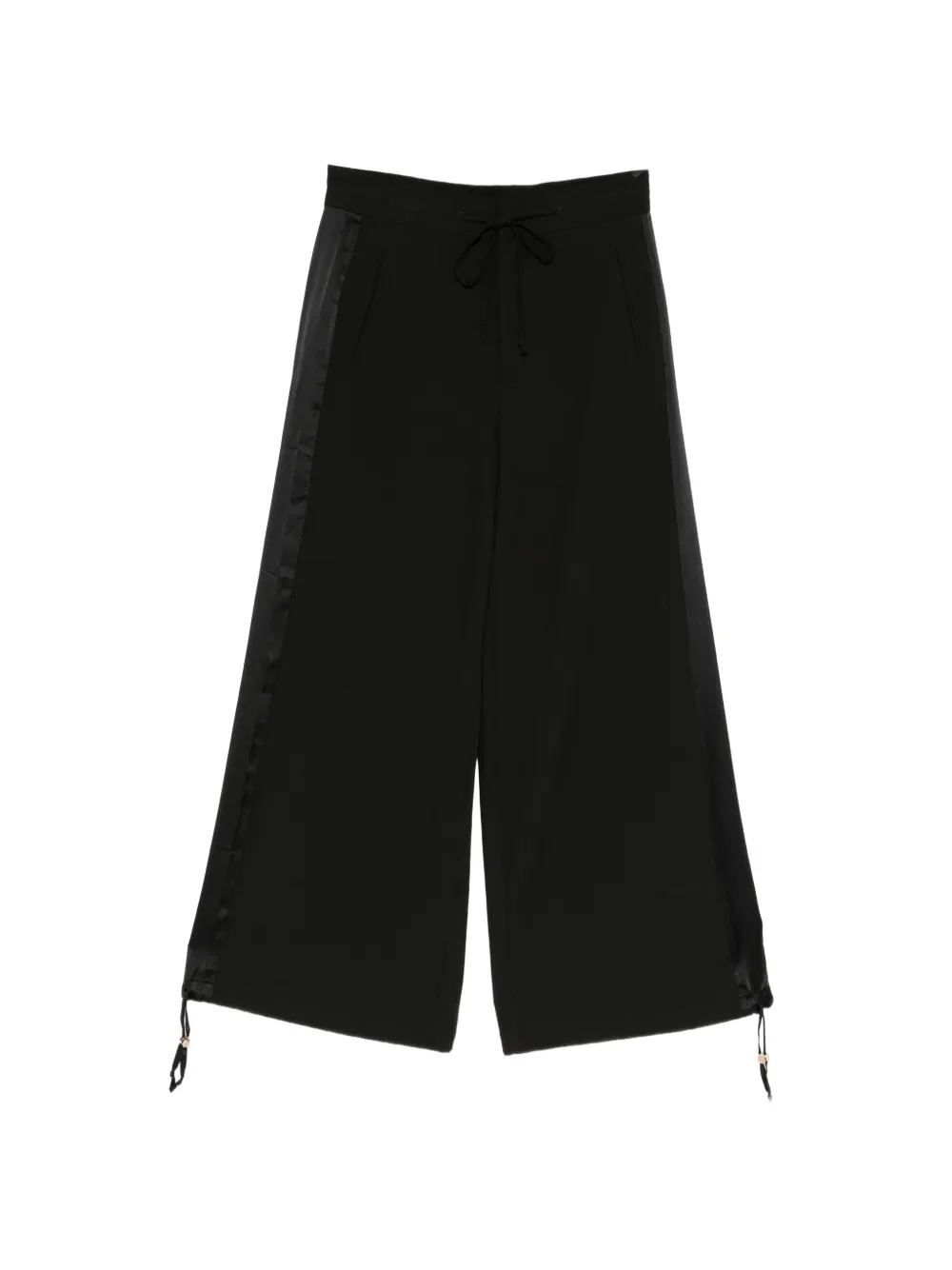 Cynthia Rowley pantalon rayé à lien de resserrage - Noir Cynthia Rowley pantalon rayé à lien de resserrage - Noir