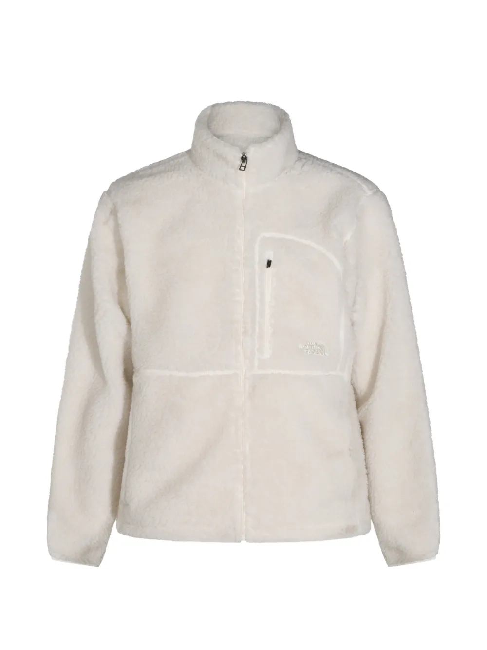 The North Face Fleece Zip-up Jacket In White