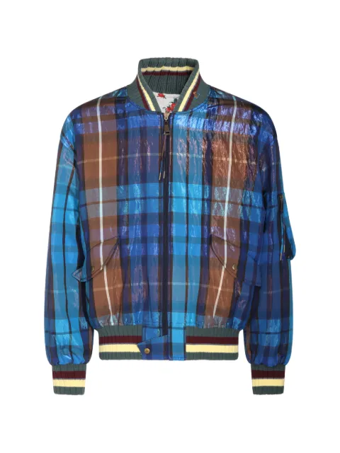 Vivienne Westwood plaid-pattern bomber jacket