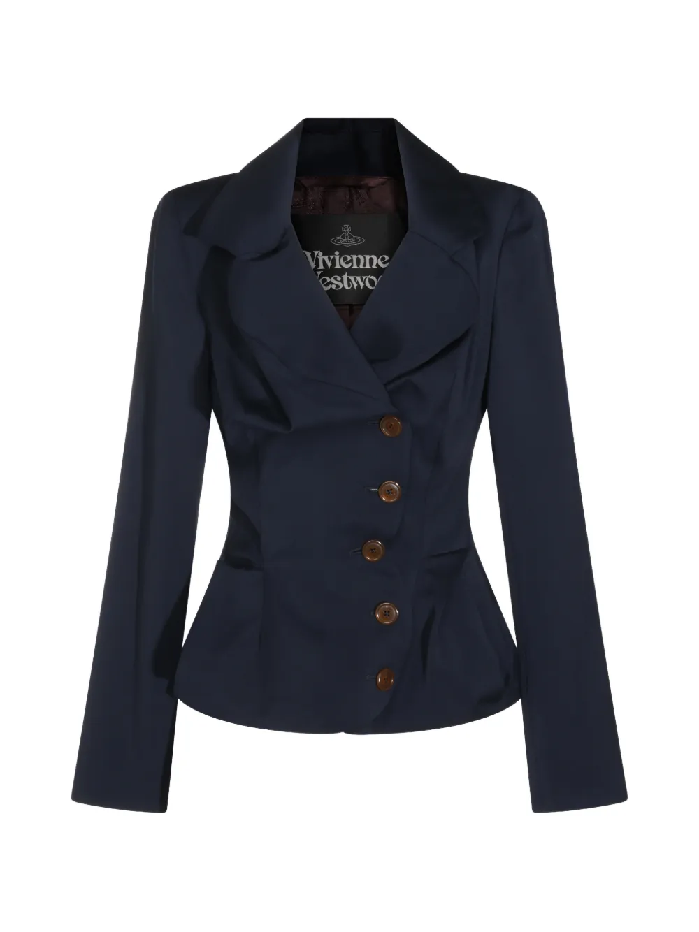 Vivienne Westwood asymmetric-fastening blazer Blauw