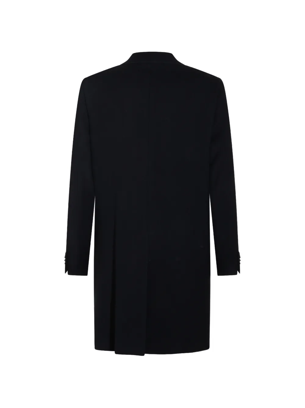 Canali Mantel met dubbele rij knopen Blauw