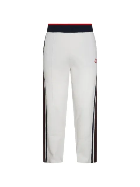 Casablanca logo-patch side-stripe trousers