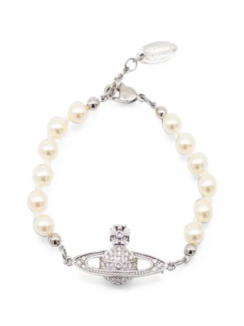 Vivienne Westwood mini Bas Relief pearl bracelet