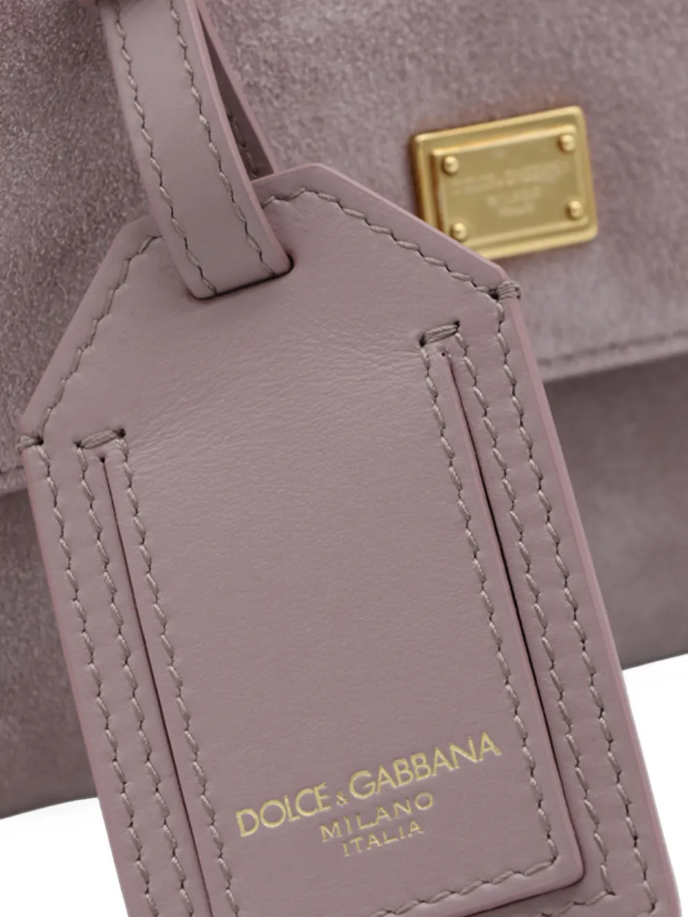 Dolce & Gabbana My Sicily leren mini-handtas met split Roze