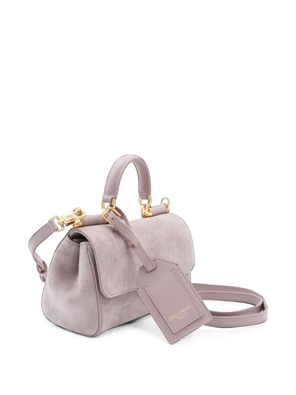 Dolce & Gabbana My Sicily leren mini-handtas met split Roze