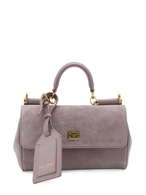 Dolce & Gabbana My Sicily leren mini-handtas met split