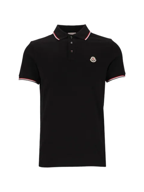 Moncler logo-patch polo shirt