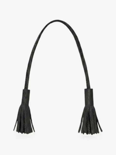 Fortela tassel-detail leather keychain