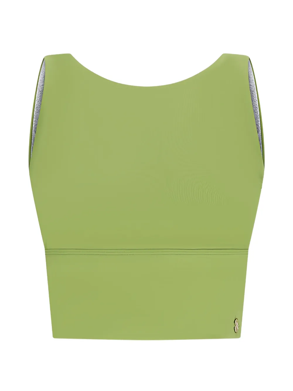 HOUSE OF GRAVITY criss-cross back cropped top - Grün