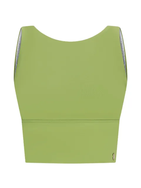 HOUSE OF GRAVITY criss-cross back cropped top